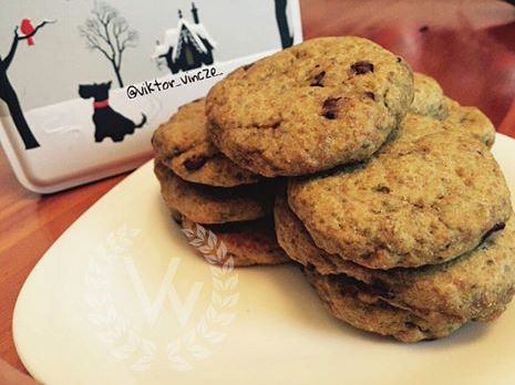 Avokádovo-čokoládové cookies s chia