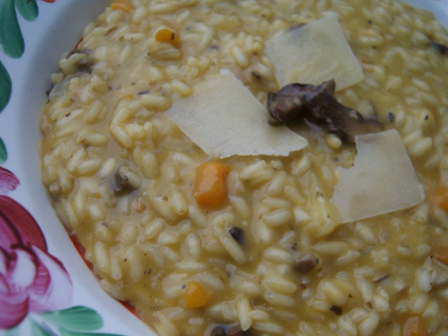 Hubovo-tekvicové risotto